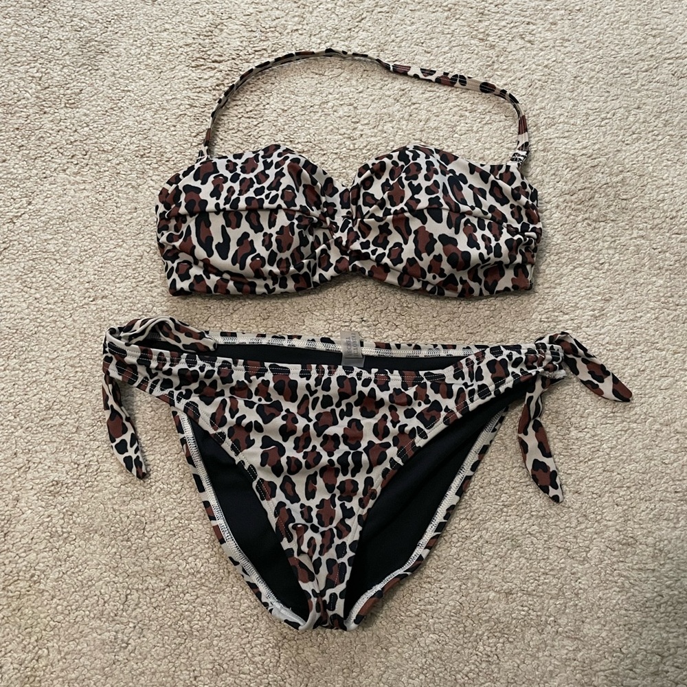 Victorias Secret Cheetah Print Bikini Set